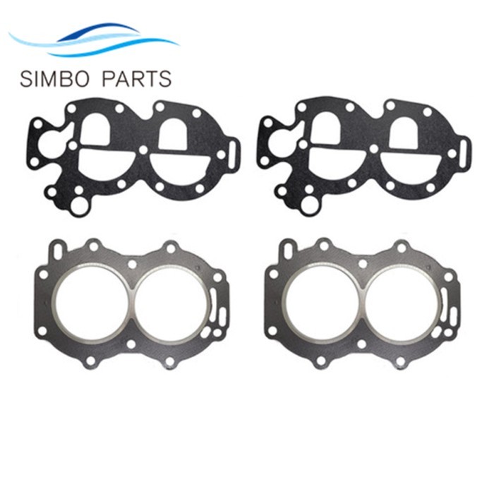 Head Gasket For Johnson Evinrude Omc Outboard Boat Motor Engine 1, 2, & 3 CYL 25 28 30 35 HP 1984~2