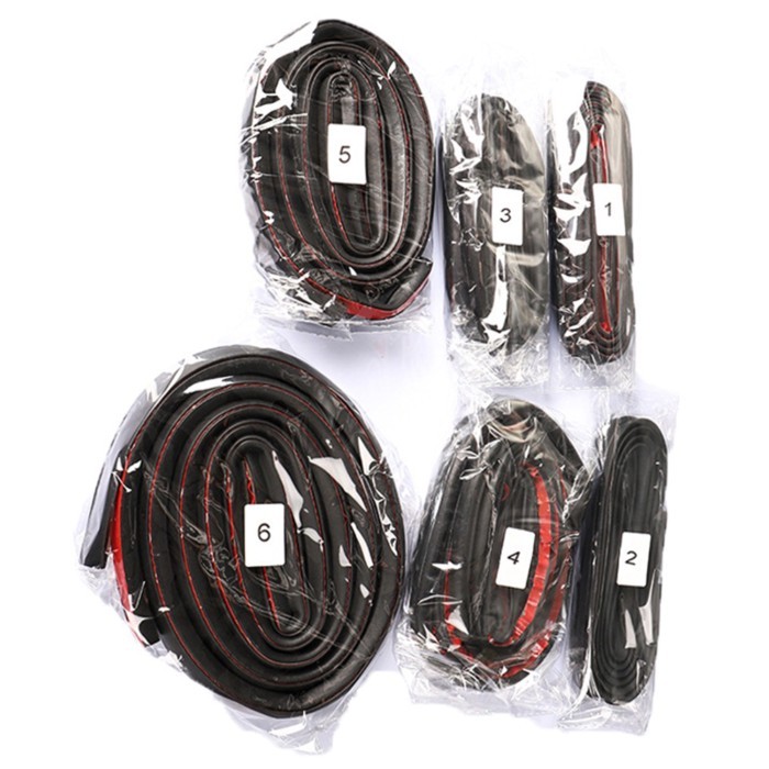 Car Door Seal Strip Kit Soundproof Strip Noise Insulation Weather Strip Sealing for Tesla Model S