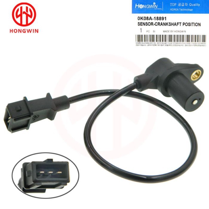 OEM 0K08A18891, OK08A-18891 Crankshaft Position Sensor Fits 1995-02 Kia Sportage 2.0L 2.0L DOHC L4