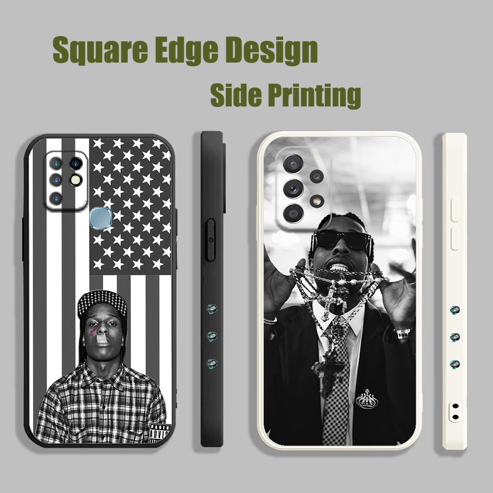 ปลอกสําหรับ Vivo Y91/Y93/Y91i/Y95 Y91C Y15A Y15S Y53 V11i Z3i S1 V21e Y76 Asap Rocky แฟชั่น ZJQ56 เค