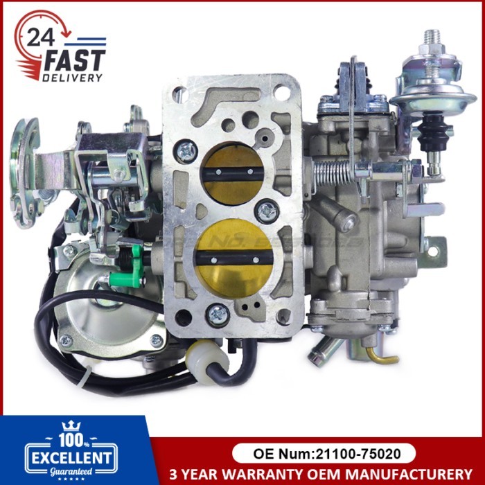New Carb Carburetor 21100-75020 21100-75021 Fits For Toyota Hiace 1RZ 1993-1998 Carby Assy Car Acce