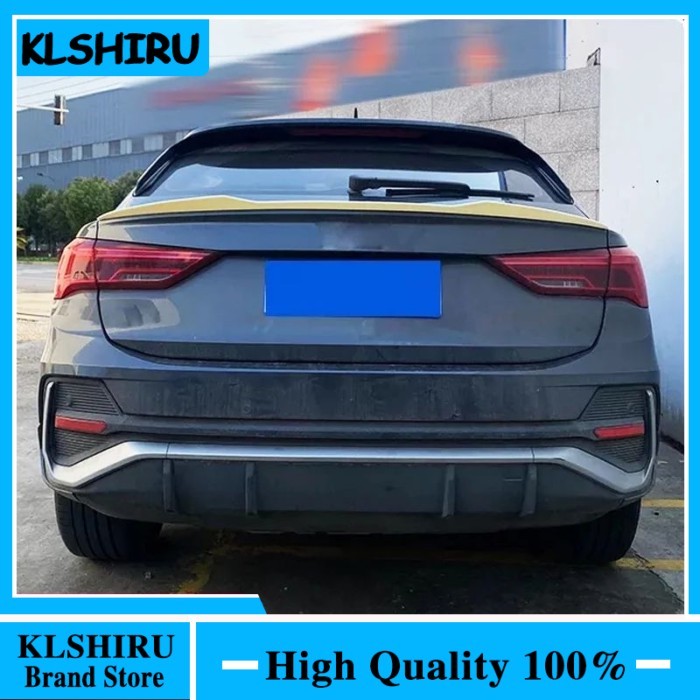 For Audi Q3 Sportback High Quality ABS material car rear wing primer color Audi Q3 SPORTBLACK spoil