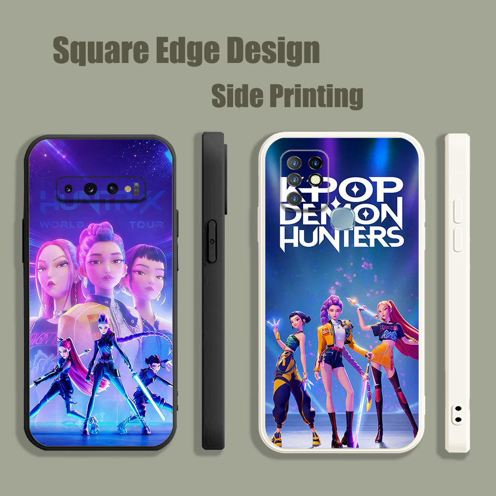ปลอกสําหรับ OPPO A5 A9 A53 A32 A7X Reno 6Z 5Z 5G Kpop Demon Hunters Cast อะนิเมะ Rumi Zoey UPC05 เคส