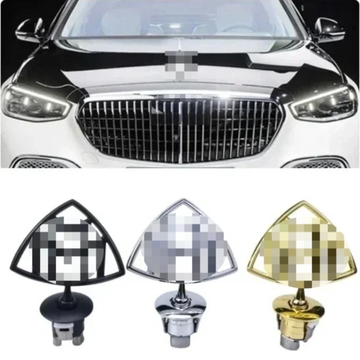 Car Hood Logo Emblem Badge Replace Sticker For Benz Maybach GLS S Class S560 S600 S650 S680 GLS600