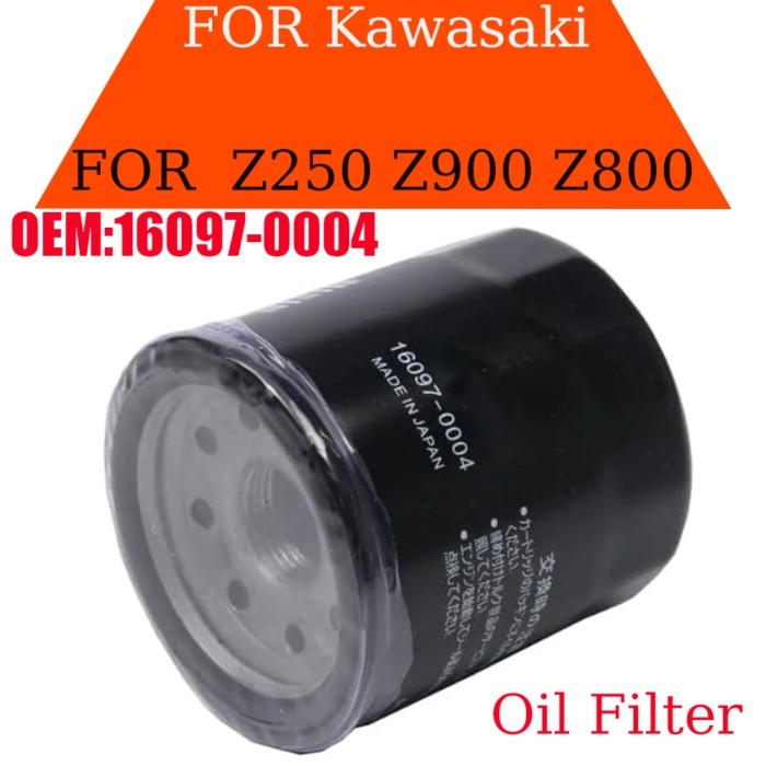Motorcycle Oil Filter For Kawasaki ZX-6R  ZX-10R 636 Z250  Z650 Z800 Z900  Z750 R/S Z1000 SX OEM 16
