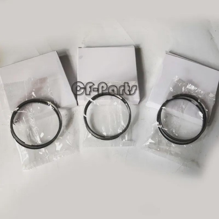 For Yanmar 3TNV84 Komatsu 3D84 Engine Piston Ring 3PCS YM129004-22500