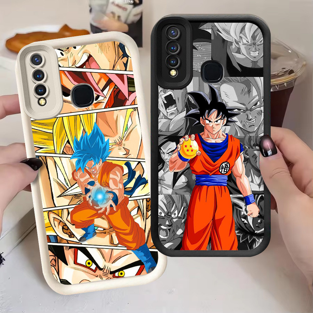 G-42 Dragon Ball Casing สําหรับ VIVO Y12 Z1 Pro Y50 Y30i Y15 V9 Y30 Y17 Y19 สีดําและสีขาว