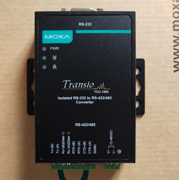 1PC  New Original Genuine MOXA TCC-100I RS232 RS-422/485 With Isolated Bidirectional Converter