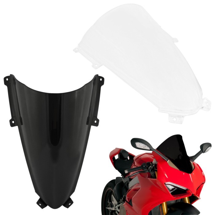 waase Motorcycle Windscreen Windshield Screen Shield Wind Deflector For DUCATI Panigale V2 V4 R V4R