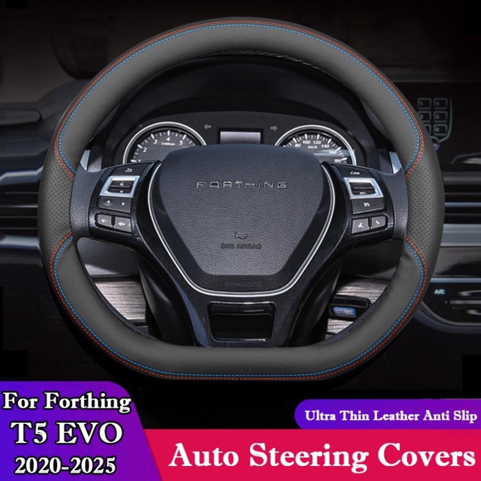 D Shape Car Steering Wheel Cover for Forthing T5 EVO 2020 2021 2022 2023 2024 2025 Auto Braid on St