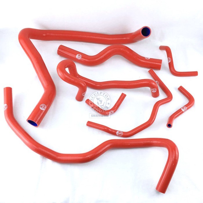 Silicone Radiator Coolant Heater Hose Fit For Honda Accord 2.3 CG5/7 K9 98-02 (8PCS) red/blue/black
