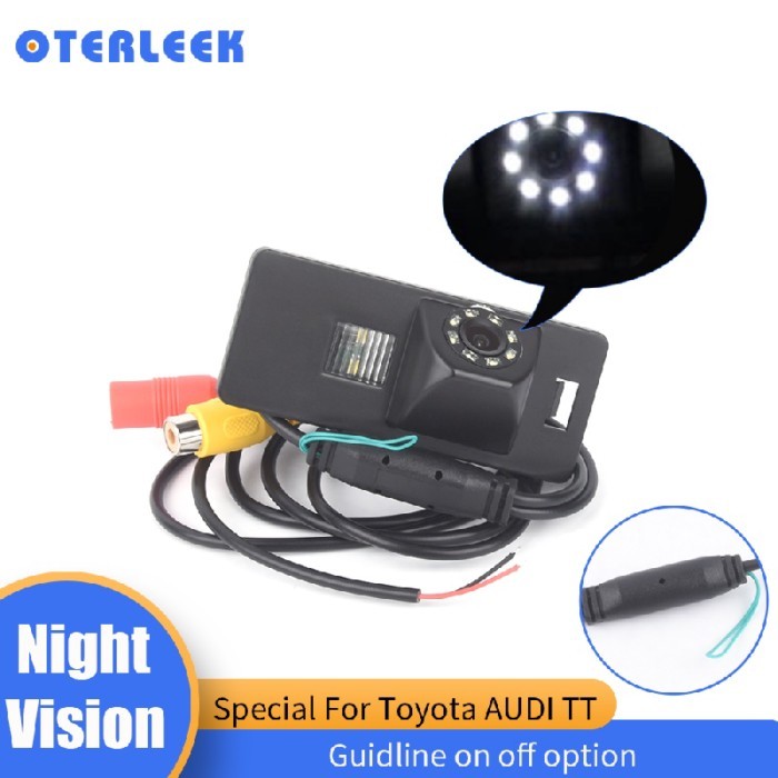 Special Night Vision Back Up Camera for AUDI TT A4L TT A5 Q5 With 8 Led Lights