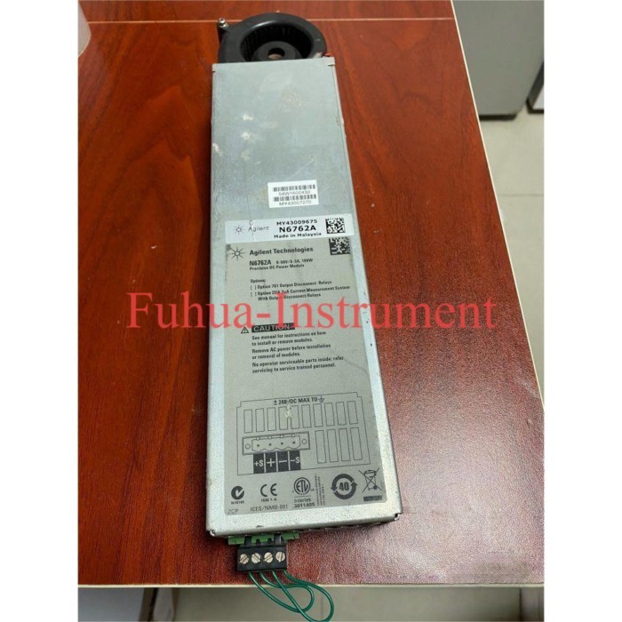 Agilent Technologies N6762A Precision DC Power Module 0-50V/0-3A 100W
