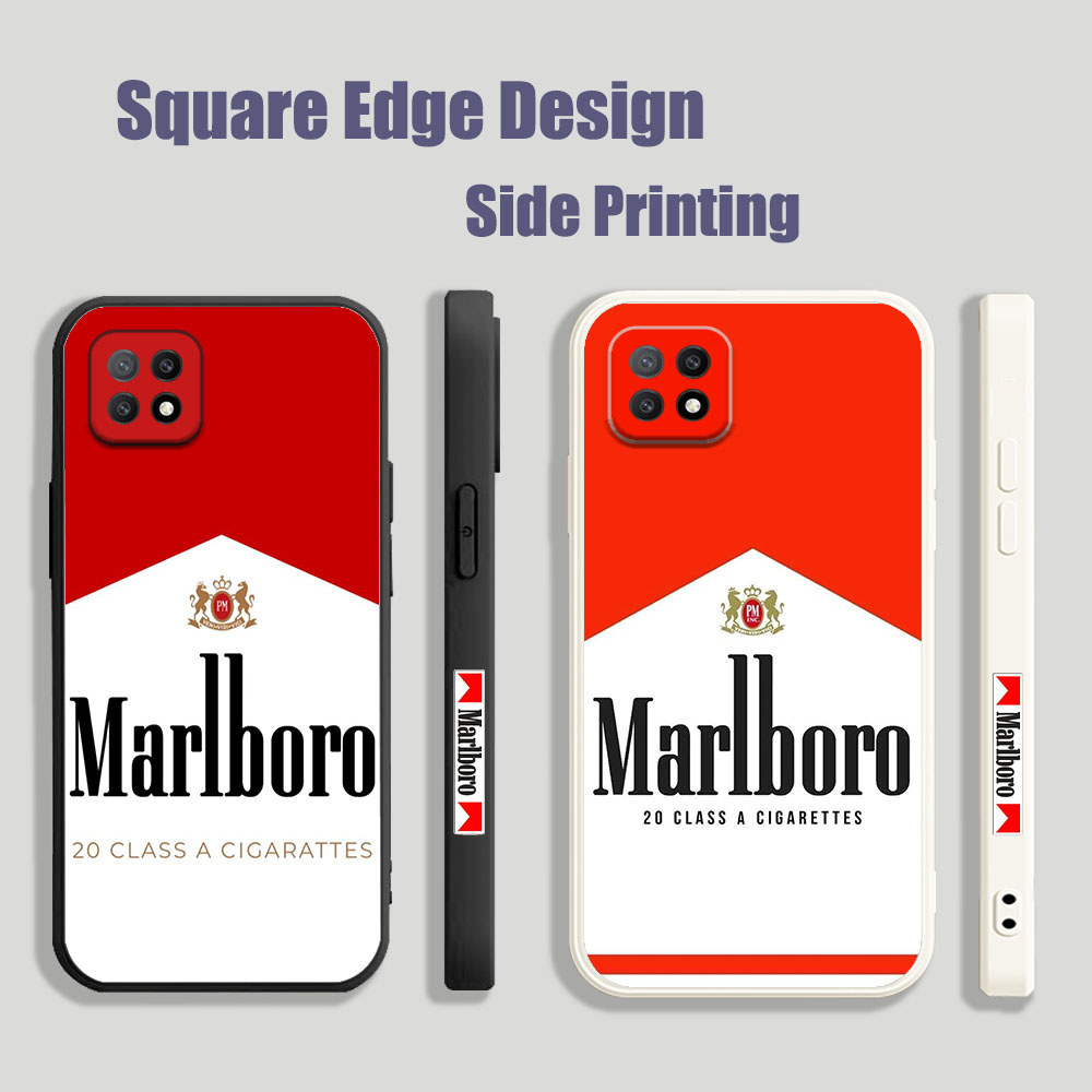 SAMSUNG สําหรับSamsung A12 4G A11 A10 A10s A20s A03s A50 A31 A52 A51 Malboroโลโก้รูปแบบJGL76 เคสโทรศ
