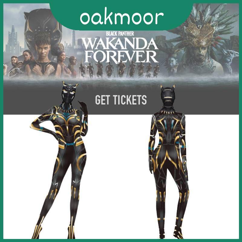 Quality Black Premium Panther Wakanda Forever Letitia Wright บอดี้สูทผู้หญิง