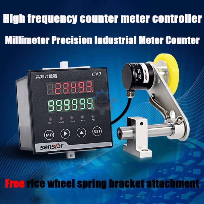 High-frequency Counter Meter Meter High-Precision Roller Electronic Digital Display Edge Banding Ma