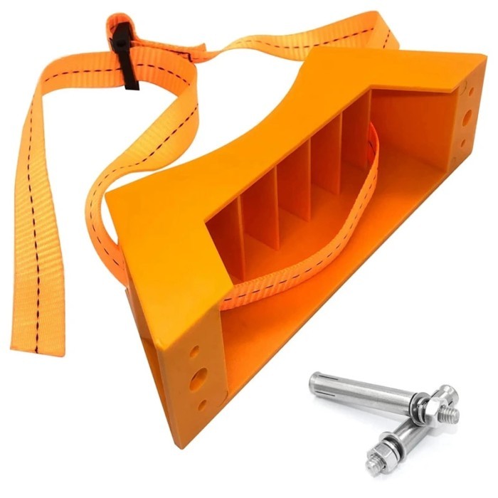 2PCS Propane Tank Holder Cylinder Wall Mounted Bracket Gas Cylinder Bracket Durable ABS Gas Cylinde