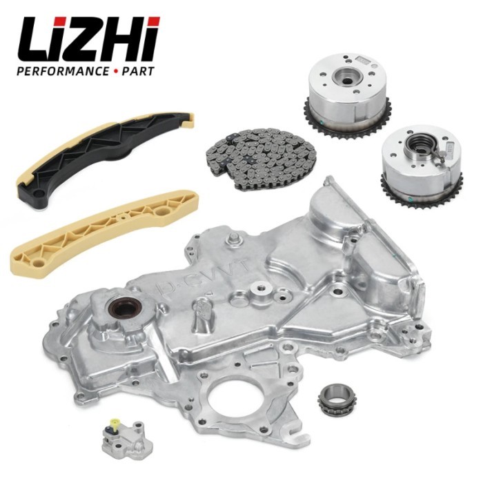 Timing Chain Kit+VVT Gear+Oil Pump Cover For Hyundai 2012-2021 & Kia 2012-2021 213502B701 43212B620