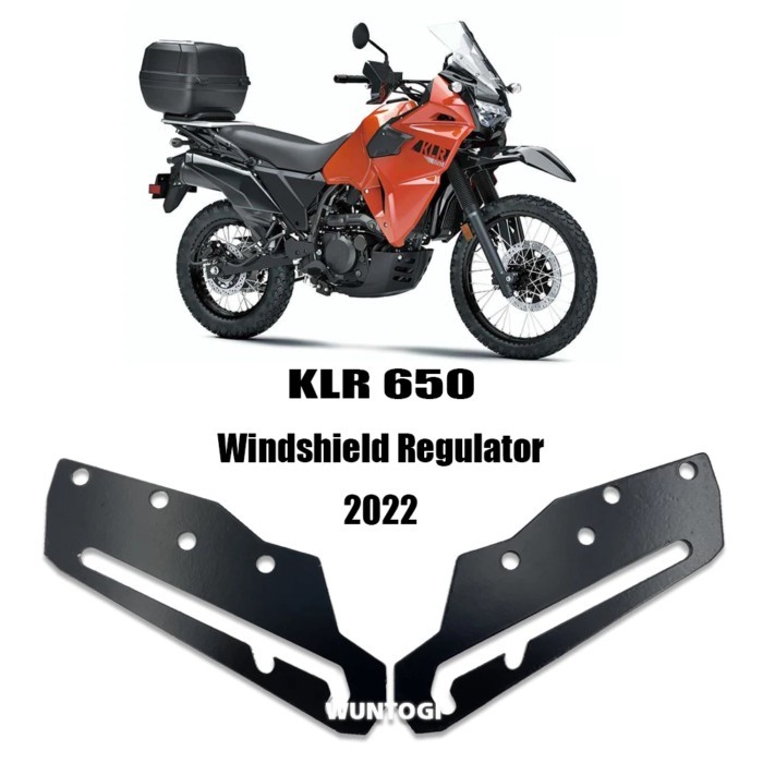 KLR650 KLR 650 Motorcycle Windshield Bracket For Kawasaki KLR 650 2022 Accessories Windscreen Wind