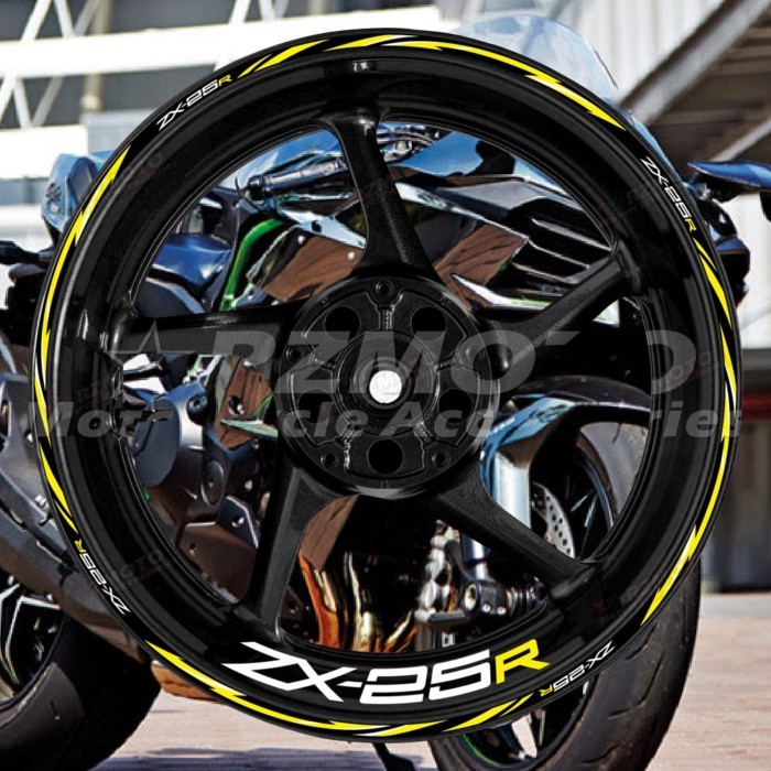 For ZX25R ZX-25R motorcycle wheel decoration sticker rim decal reflective waterproof wheel stripe t