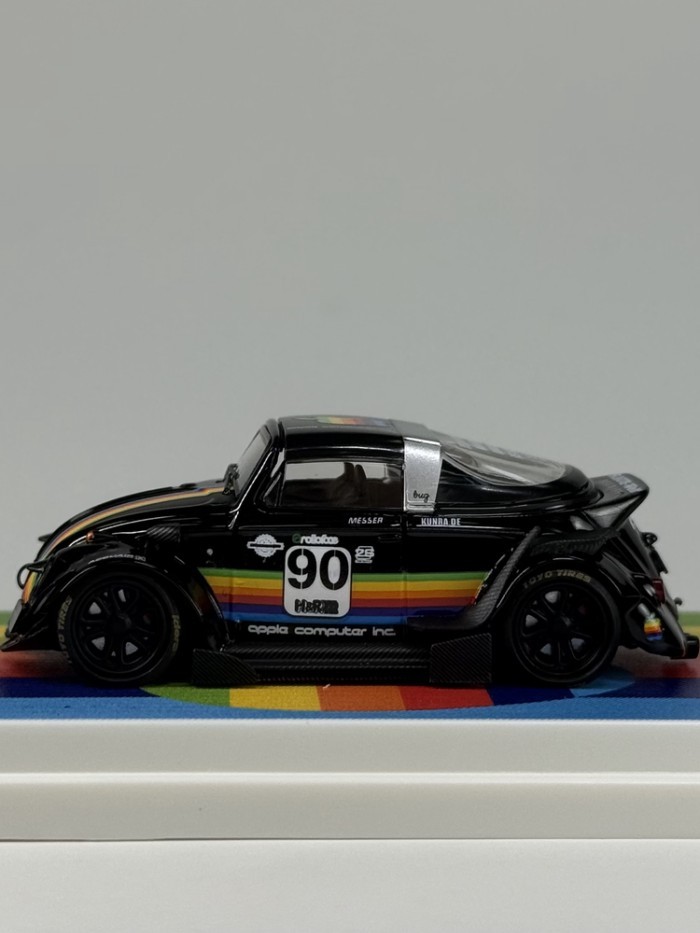 TM/CC Volkswagen Beetle 1/64 McDonalds White Apple Black Apple Alloy Car Model Jewelry