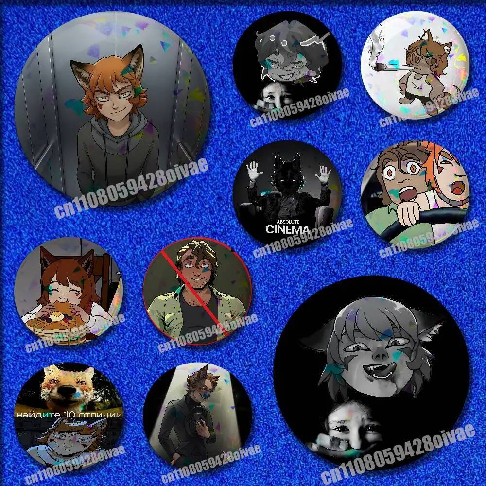 Insignia Badge สําหรับเครื่องประดับ 75 มม.25 มม.44 มม.เข็มกลัดปุ่มรอบ B-Boyfriend to Death Y-YKMET S