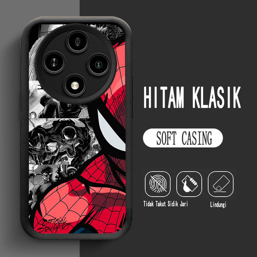 Y-14 เคสซิลิโคน Spider-Man สําหรับ Xiaomi POCO C61 C75 Redmi A3X A3 X7 X3 14C Pro 5G กรณี