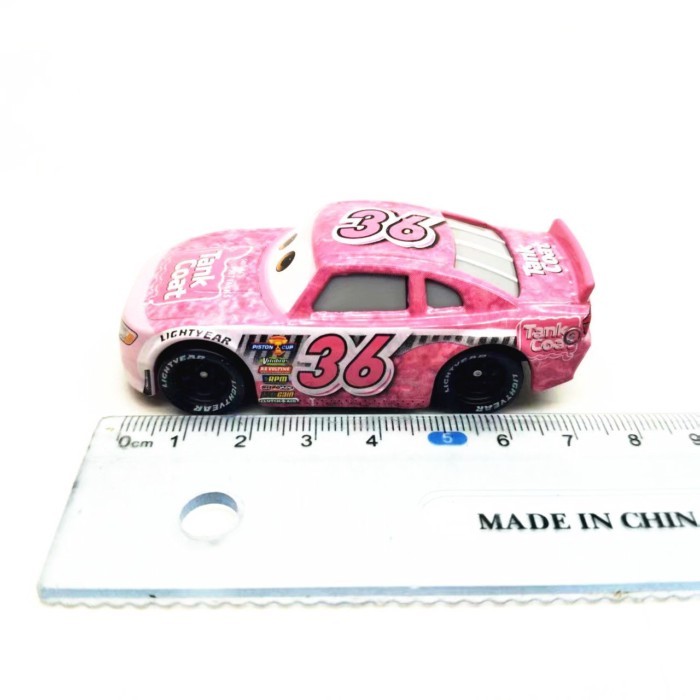 Cars Cars 3 Alloy Toy Car Model สีชมพู No. 36 Racer Childrens New