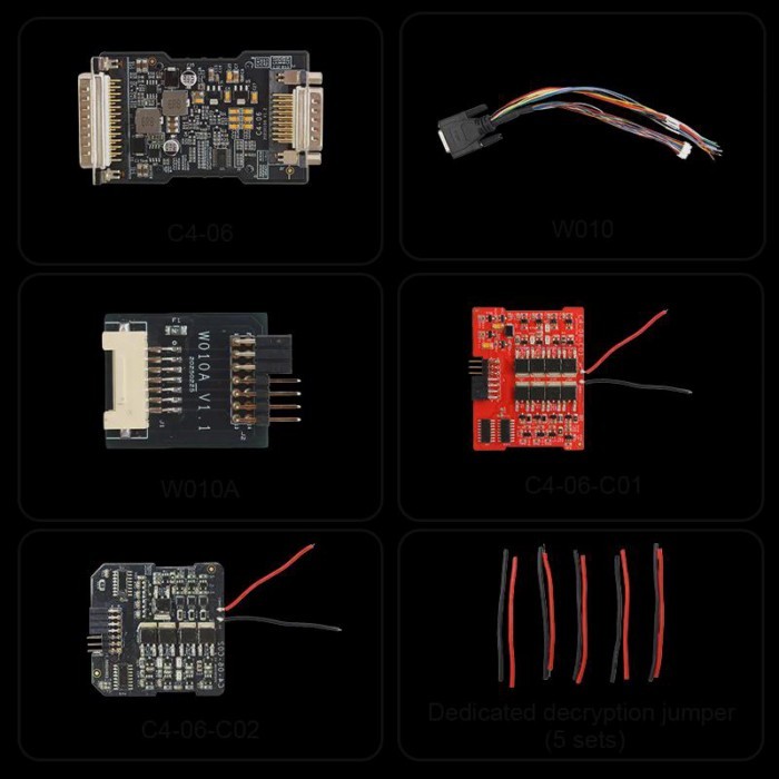 OBDSTAR RH850 V850 Adapter Full Kit For Airbag Reset IMMO Data/Pincode Read