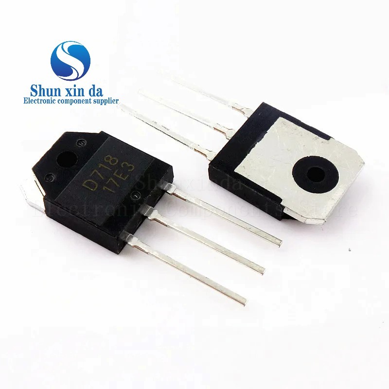4PCS 2pais ( 2pcs 2SD718 + 2pcs 2SB688 ) 2SB688 2SD718 B688 D718 8A 120V NPN PNP เครื่องขยายเสียง ทร