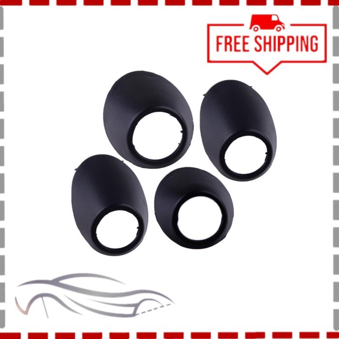 1/4pcs 51128268367 51128268370 51128268369 Rear Parking Sensor Outer Cover Trim Black ABS Fit for B