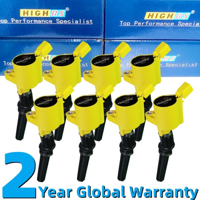 8 Pack Silicone Ignition Coils Coil DG508 C1454 4.6L/5.4L V8 for Ford F150 1997 - 2010 & F-250 SUPE