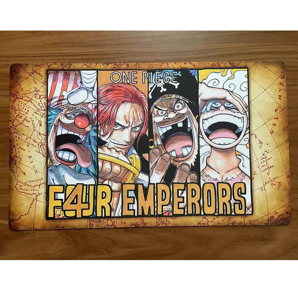 OPCG One Piece Four Emperors Luffy การ์ดเกมการ์ด Play Mat OP-02