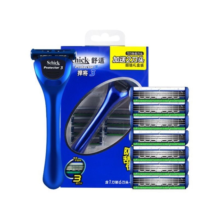 Schick Comfort Protector3D Comfort Titan 3 Diamond Manual Shaving Head Comfort Shaver