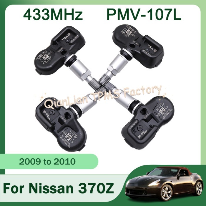 For Nissan 370Z Murano Rogue Select TPMS Tire Pressure Monitor System 1/4pcs PMV-107L 315MHz Tyre P