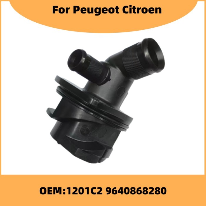 1201C2 9640868280 Auto Parts Cooling Water Pipe Connector for Peugeot 206 307 Citroen C2 C3 C4
