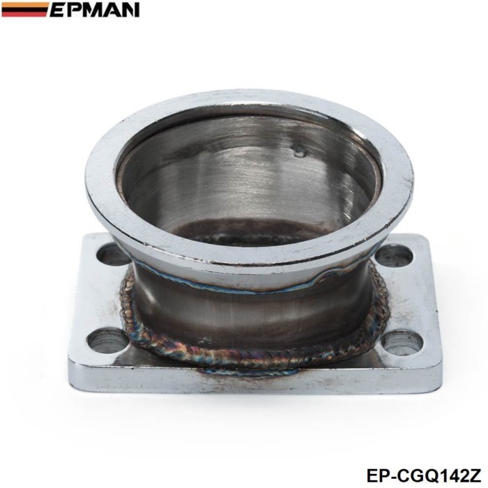 EPMAN Steel Adaptor For T3 4Bolt To 3" V-Band Flange For Toyota Acura Honda BMW EP-CGQ142Z