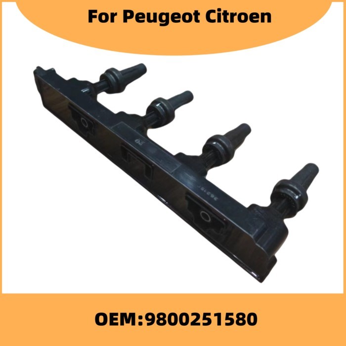 9800251580 9674680380 Auto Parts EC5 Ignition Coils For PEUGEOT 301 308 CITROËN C-ELYSEE C3 1.6L