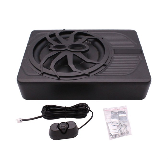 Car Audio Modification 10 Inch Linear 12V800W Active Stereo High Power Pure Bass Slim Subwoofer Spe