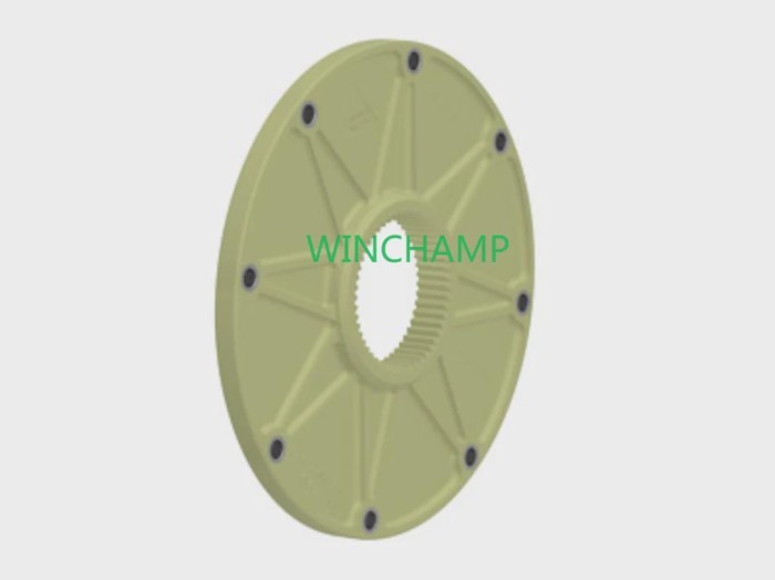 For Cat Flange E242B 226B Rubber Coupling 141-7562 1417562 excavator coupling 241*50T