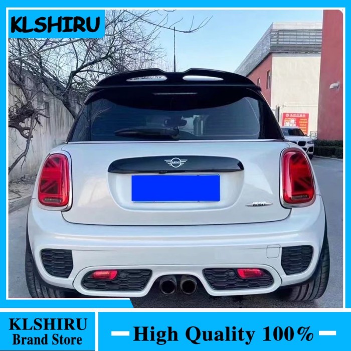 For MINI Cooper S 2.0T F56 F55 S JCW Spoiler High Quality FRP UNPAINTED / REAL CARBON FIBER 2013-20