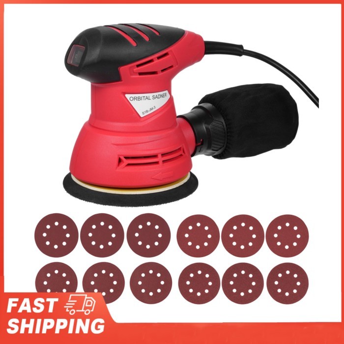 240W/2.0A 12000 RPM Circular Sander High-Performance Woodworking Dust Removal 5-inch Random Track S