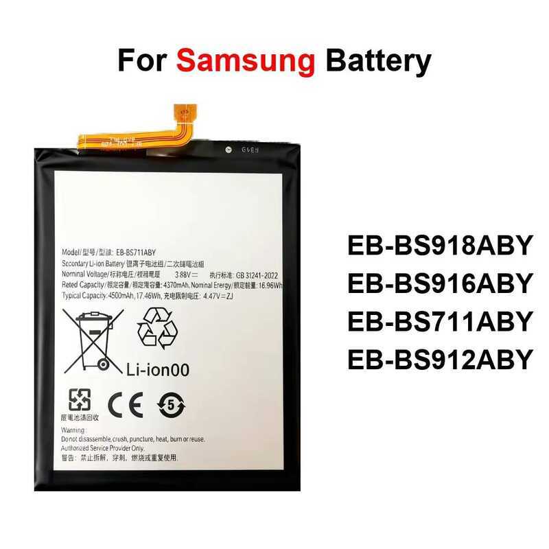 Mobile Phone Battery For Samsung Galaxy S23 FE DS S916u S916w Ultra 5G Plus 3900-5000Mah EB-BS918ABY
