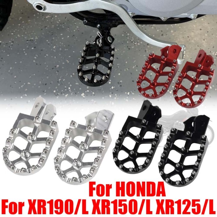 For HONDA XR190 XR190L XR 190 190L XR150 XR150L XR 150 150L 125 XR125 XR125L Accessories Footrest F