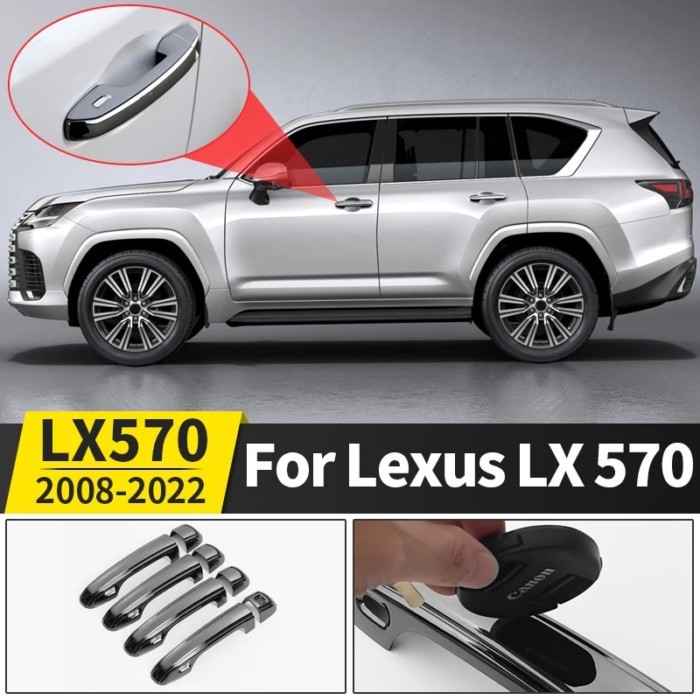 Exterior Door Handle Protective Cover for Lexus LX570 LX 570 Upgrade Decorative Modification Access