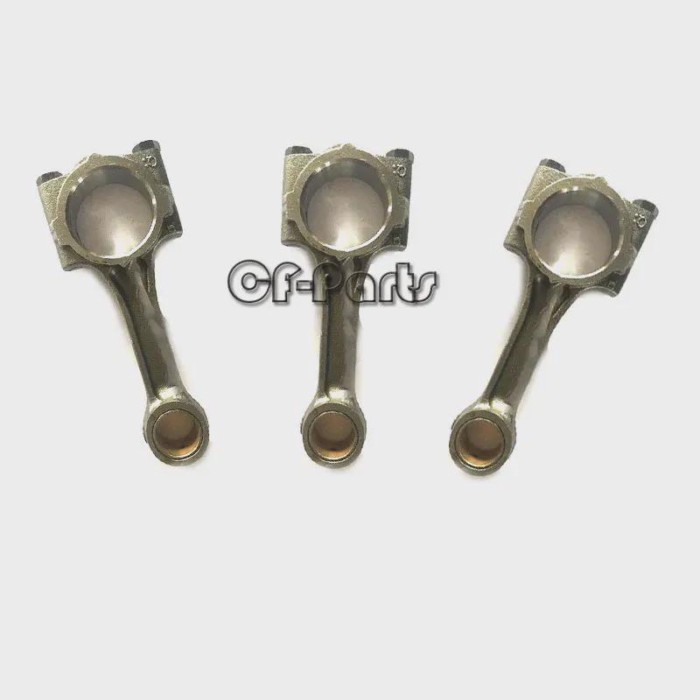 3pcs Connecting Rod 16241-22010 1G700-22010 for Kubota D1305 D1005 D1105 D905 Engine