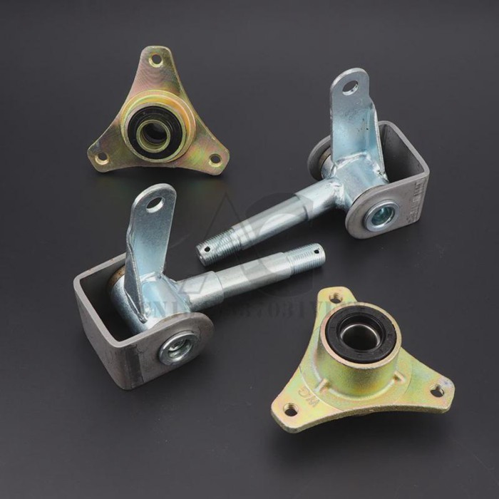 1 Pair 6 Inch Go Kart Front Knuckle Spindle Hub Fits DIY China 110cc 168 200F Go Kart Dirt Bike ATV