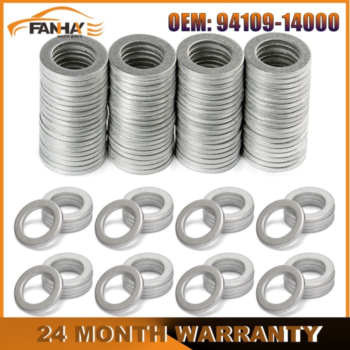94109-14000 Oil Drain Plug Crush Washer Gaskets 14mm 9410914000 94109 14000 For Honda CR-V Accord F