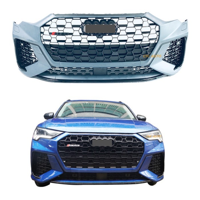 Car Bumper RSQ3 bodykit for AUDI Q3 facelift to RSQ3 front bumper 2020 2021