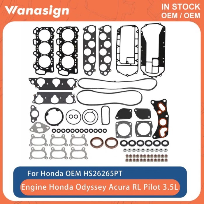 Engine Full Gasket Set Fit 3.5 L For Honda Pilot Odyssey Acura MDX J35A5 J35A6 J35A8 3.5L V6 GAS 03